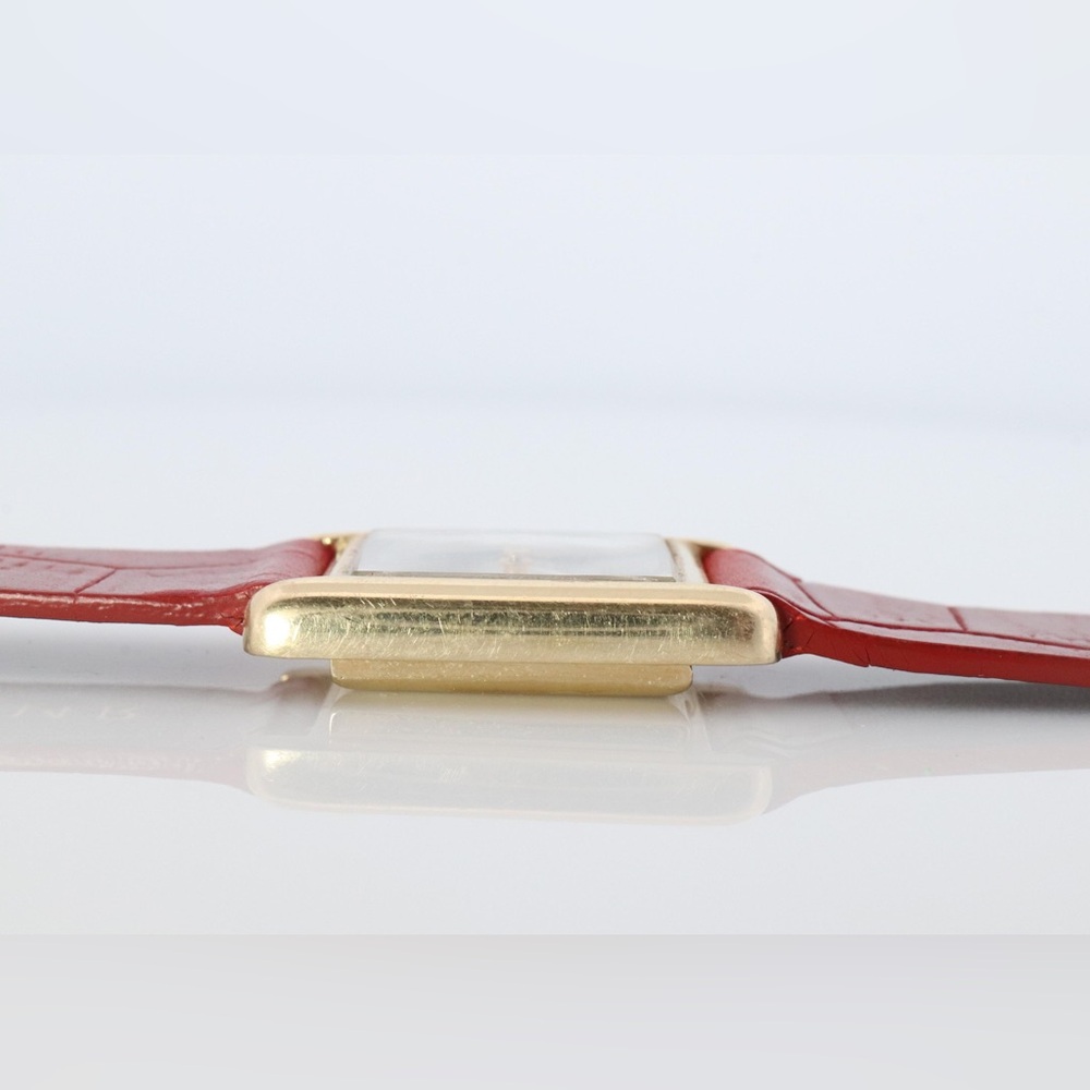 RARE 14K Tiffany & Co. x Omega Tank Vintage 1970’s Watch Omega 1100 17j Movement - Picture 5 of 10